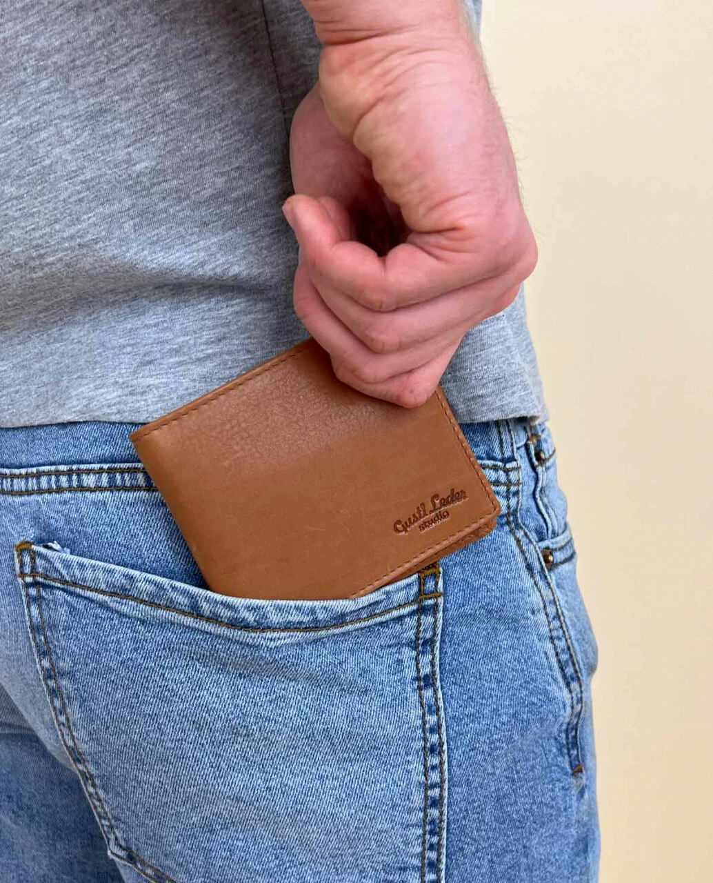 Foster Pung Tegnebog Pengepung Herreepung Herre Brun Læder 2 Foster Pung Tegnebog Pengepung Herreepung Herre Brun Læder - Image 2