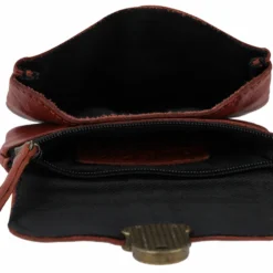 Eskil Bæltepung Festivaltaske Pung Tegnebog Lille Mørkebrun Læder -Taske Salgsbutik 2A256 48 2 innen portemonnaie leder 1280x1280