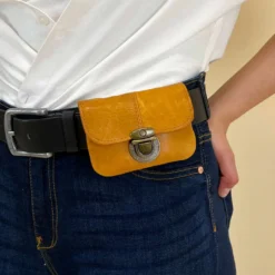 Eskil Bæltepung Festivaltaske Pung Tegnebog Lille Brun Læder