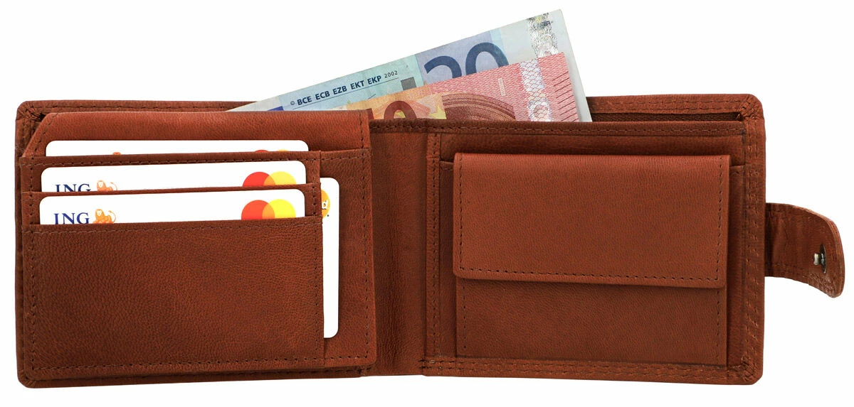 Gustav Pung Læderpung Pengepung Kortholder Lille Dame Brun Læder 4 Gustav Pung Læderpung Pengepung Kortholder Lille Dame Brun Læder - Image 4