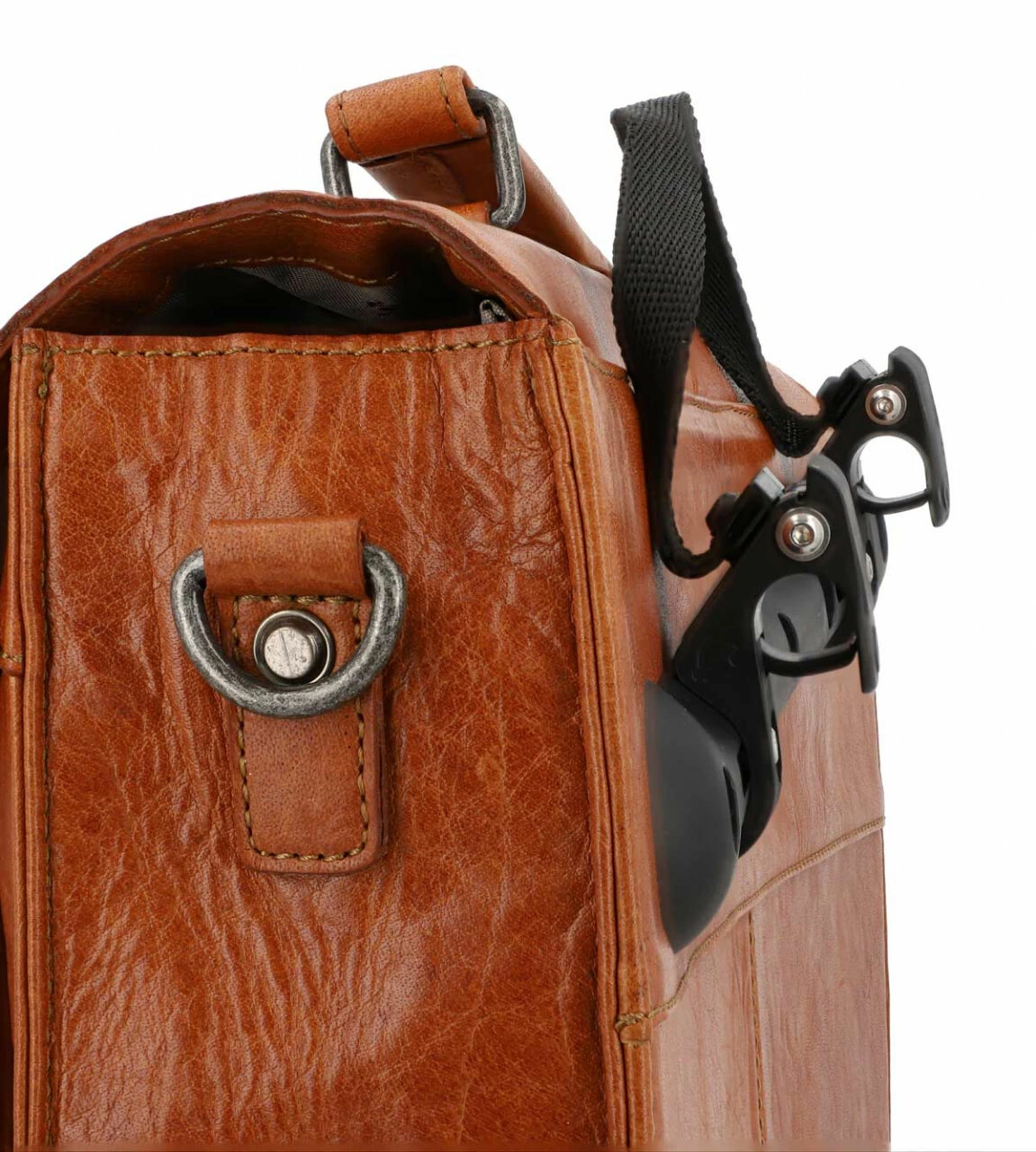 Eddy M. Bagagebærertaske Cykeltaske Skuldertaske Brun Læder 8 Eddy M. Bagagebærertaske Cykeltaske Skuldertaske Brun Læder - Image 8