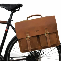 Marco P. Bagagebærertaske Arbejdstaske Kontortaske Bagagetaske Cykeltaske Med Skulderrem Cykeltaske Brun Læder 16 Marco P. Bagagebærertaske Arbejdstaske Kontortaske Bagagetaske Cykeltaske Med Skulderrem Cykeltaske Brun Læder -Taske Salgsbutik 2B39 20 5wpol bike Fahhradtasche leder 1280x1280