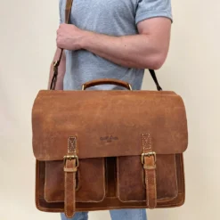 Marco P. Bagagebærertaske Arbejdstaske Kontortaske Bagagetaske Cykeltaske Med Skulderrem Cykeltaske Brun Læder 17 Marco P. Bagagebærertaske Arbejdstaske Kontortaske Bagagetaske Cykeltaske Med Skulderrem Cykeltaske Brun Læder -Taske Salgsbutik 2B39 20 5wpol model male1 1280x1280