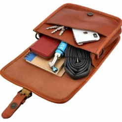 Barry H. Cykeltaske Styrtaske Skuldertaske Lædertaske Cykelstyrstaske KLICKfix-plade Vintage Brun Læder -Taske Salgsbutik 2B50 26 5k innen 1 Fahhradtasche leder 1280x1280