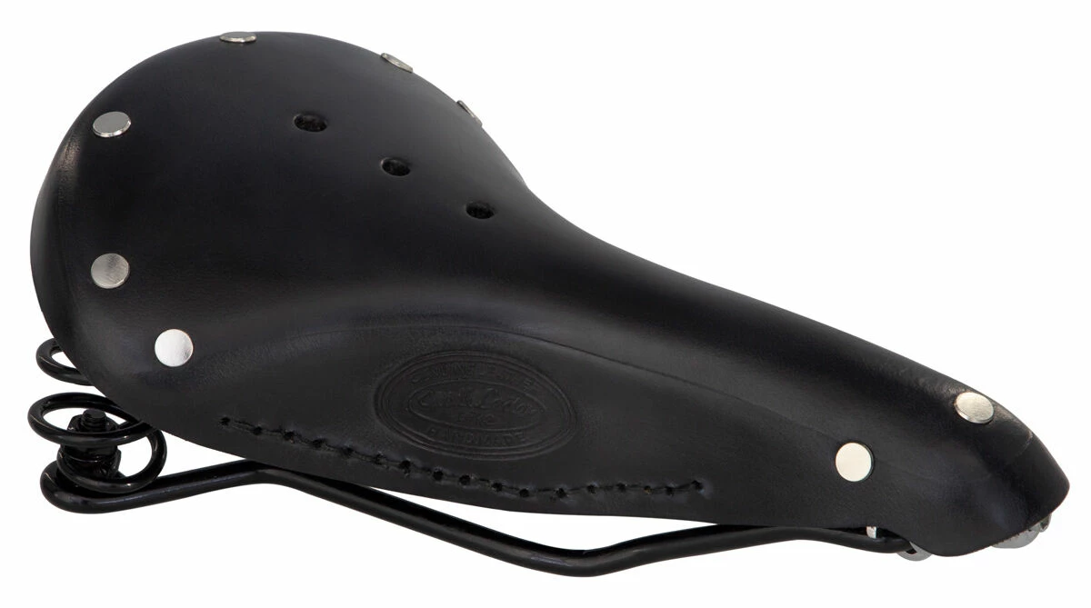 Walter G. Cykelsadel Lædersadel Saddel Til Cykel Sadel Siddekomfort Bikesadel Cykeltilbehør Sort Læder 3 Walter G. Cykelsadel Lædersadel Saddel Til Cykel Sadel Siddekomfort Bikesadel Cykeltilbehør Sort Læder - Image 3