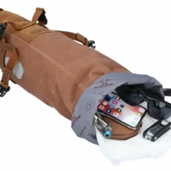 Romain M. Sadeltaske Cykeltaske Styrtaske Cykelkurv Kanvas Og Brun Læder -Taske Salgsbutik 2F15 20 10wp innen1 fahrradtasche leder 1280x1280