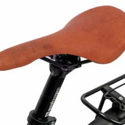 Henri C. Cykelsadel Lædersadel Cykel Sadel Til Cykel Retro Brun Læder