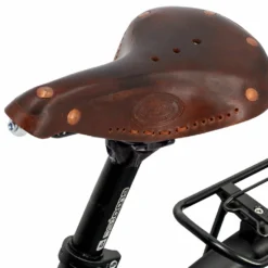 Bernard H. Cykelsadel Lædersadel Cykelsæde Sadel Til Cykel Brun Læder