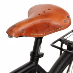 Bernard H. Cykelsadel Lædersadel Sadel Til Cykel Siddekomfort Sæde Cykel Retro Brun Læder