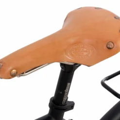 Heinrich H. Cykelsadel Lædersadel Saddel Vintage-sadel Retro-sadel Med Huller Sadel Til Cykel Siddekomfort Brun Læder