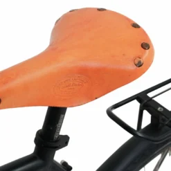 Gerald C. Cykelsadel Lædersadel Bikesadel Retro Sadel Cykel Brun Læder