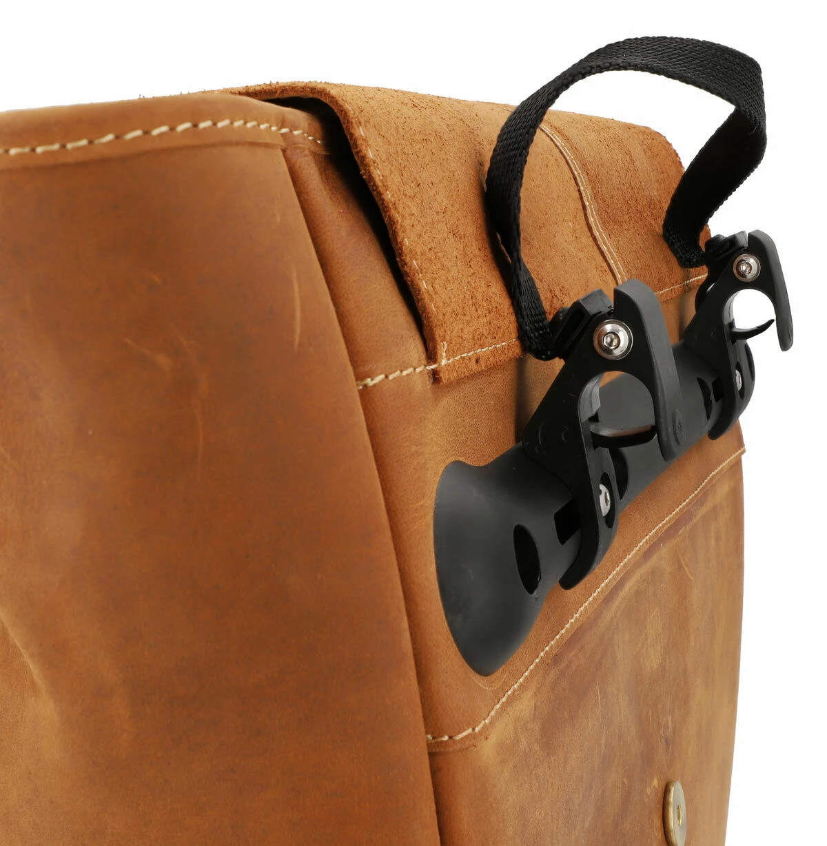 Carmine P. Cykelrygsæk Læder Rygsæk Bagagebærertaske Brun Læder 6 Carmine P. Cykelrygsæk Læder Rygsæk Bagagebærertaske Brun Læder - Image 6