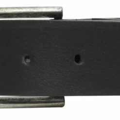 Kellen Bælte Læderbælte Herre Dame Sølvfarvet Spænde Sort Læder -Taske Salgsbutik 2G114 11 90 detail1 gurtel leder 1280x1280