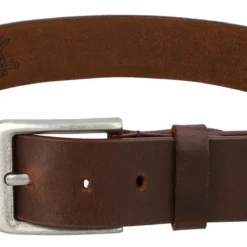 Kara Læderbælte Simpelt Læderbælte Med Sølvspænde Jakkesæt Bæltetilbehør Mænd 80, 85, 90, 95, 100, 105, 110, 115 Cm Brun Læder -Taske Salgsbutik 2G114 26 12 80 vorne1 G rtel leder 1280x1280