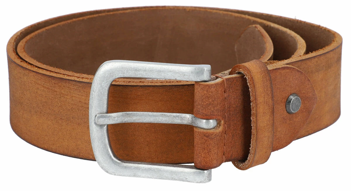 Helge Bælte Læderbælte Lædertilbehør Sølvfarvet Spænde Flere Længder Brun Læder 3 Helge Bælte Læderbælte Lædertilbehør Sølvfarvet Spænde Flere Længder Brun Læder - Image 3