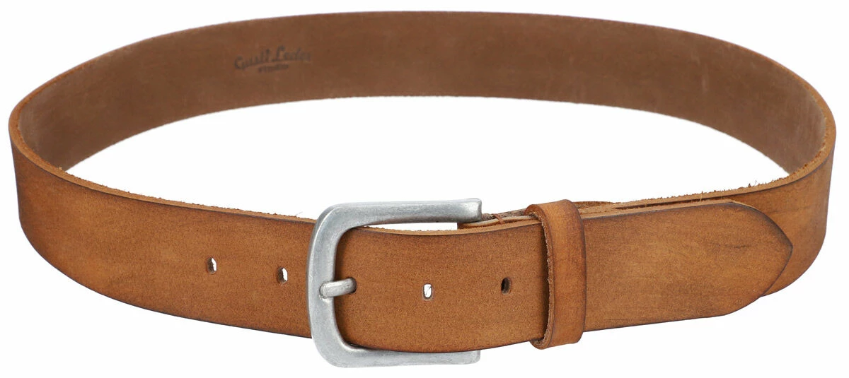 Helge Bælte Læderbælte Lædertilbehør Sølvfarvet Spænde Flere Længder Brun Læder 5 Helge Bælte Læderbælte Lædertilbehør Sølvfarvet Spænde Flere Længder Brun Læder - Image 5