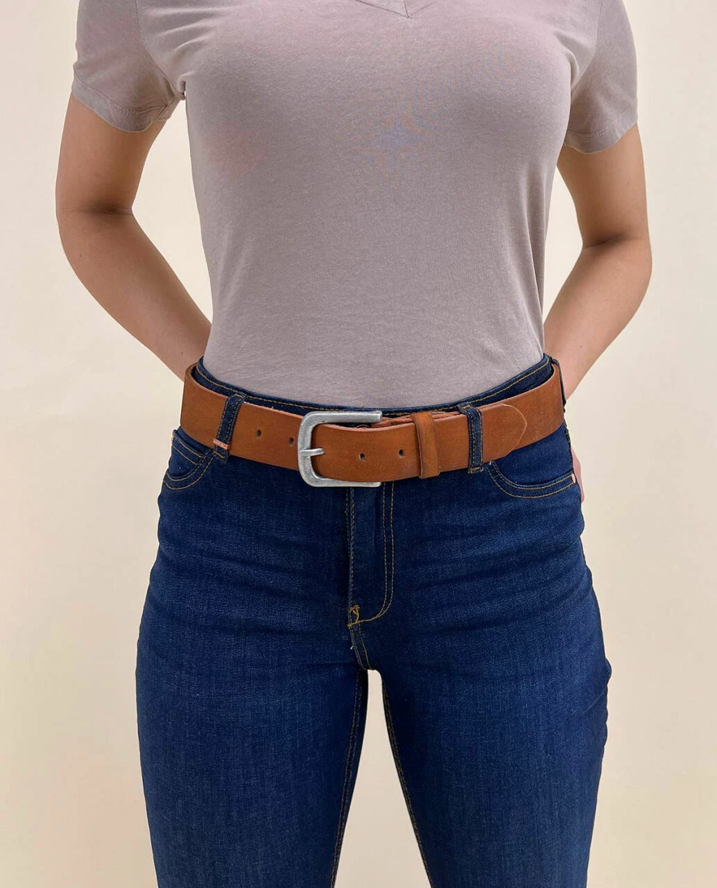 Helge Bælte Læderbælte Lædertilbehør Sølvfarvet Spænde Flere Længder Brun Læder 1 Helge Bælte Læderbælte Lædertilbehør Sølvfarvet Spænde Flere Længder Brun Læder