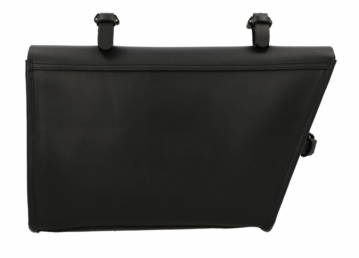 Jef P. Cykeltaske Steltaske Lædertaske Cykeltilbehør Transporttaske Cykel Rammetaske Brun Læder Str. L 8 Jef P. Cykeltaske Steltaske Lædertaske Cykeltilbehør Transporttaske Cykel Rammetaske Brun Læder Str. L - Image 8