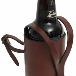 Connie Flaskeholder Til Cykelhåndtag Cykelstyr Kopholder Bæreholder Cykel Brun Læder -Taske Salgsbutik 2G48 20 11 detail2 Getrankehalter leder 1280x1280