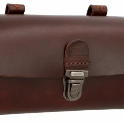 Raymond P. Sadeltaske Cykeltaske Styrtaske Siddetaske Sadel Taske Transporttaske Cykelkurv Cykeltilbehør Tyverisikring Brun Læder -Taske Salgsbutik 2G57 20 11 haupt Fahrradtasche leder 1280x1280