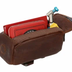 Charly G. Cykeltaske Cykelstyrtaske Steltaske Rattetaske Ratstaske Stangtaske Cykeltaske Cykel Mobilholder Lædertaske Cykeltilbehør Brun Læder -Taske Salgsbutik 2G62 20 3wp innen1 fahrradtasche leder 1280x1280