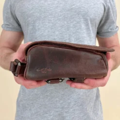 Charly G. Cykeltaske Cykelstyrtaske Steltaske Rattetaske Ratstaske Stangtaske Cykeltaske Cykel Mobilholder Lædertaske Cykeltilbehør Brun Læder -Taske Salgsbutik 2G62 20 3wp model malePmA0TdZGN0u3c 1280x1280