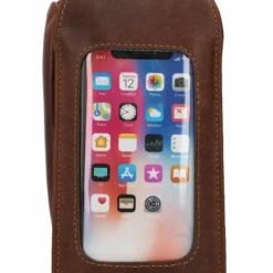 Charly G. Cykeltaske Cykelstyrtaske Steltaske Rattetaske Ratstaske Stangtaske Cykeltaske Cykel Mobilholder Lædertaske Cykeltilbehør Brun Læder -Taske Salgsbutik 2G62 20 3wp vorne1 fahrradtasche leder 1280x1280