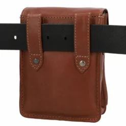 Nelly Mavetaske Festivaltaske Skuldertaske Dame Herre Brun Læder -Taske Salgsbutik 2H14 22 6 detail G rteltasche leder 1280x1280