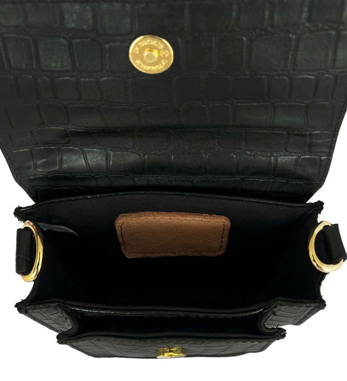 Anouk Skuldertaske Håndtaske Slyngetaske Partytaske Festivalaske Lædertaske Sort 6 Anouk Skuldertaske Håndtaske Slyngetaske Partytaske Festivalaske Lædertaske Sort - Image 6