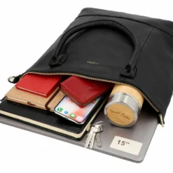 Mia Shopper Lædershopper Håndtaske Dame Arbejdstaske Sort Læder -Taske Salgsbutik 2H190 48 6 innen1 handtasche leder 1280x1280