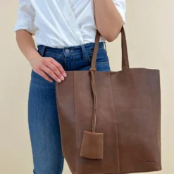 Cassidy Shopper Håndtaske Computertaske Brun Dame Læder 13L