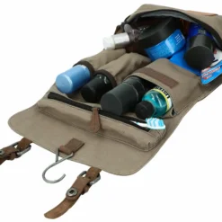 Rodney Toilettaske Kosmetiktaske Dame Herre Khaki Grøn Brun Læder -Taske Salgsbutik 2H71 20 19wp innen2 kulturbeutel leder 1280x1280