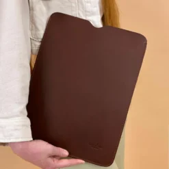 Lucio S Apple MacBook Pro 15 Tommer MacBook Air Laptop Case Laptop Taske Laptop Sleeve Læder Taske Brun Læder