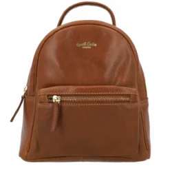 Wendy Rygsæk Læderrygsæk City-rygsæk Lille Dame Brun Læder -Taske Salgsbutik 2M120 22 103 vorne Rucksack leder 1280x1280