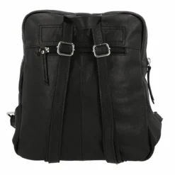Kelly Rygsæk City-rygsæk Læderrygsæk Lille Dame Sort Læder -Taske Salgsbutik 2M123 48 6 hinten Rucksack leder 1280x1280