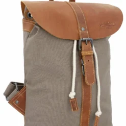 Paula M Rygsæk Backpack Cityrygsæk Khaki Kanvas Læder -Taske Salgsbutik 2M81 20 19wp haupt rucksack lederT1KUlvt8mgi3q 1280x1280