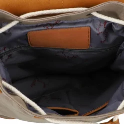 Paula M Rygsæk Backpack Cityrygsæk Khaki Kanvas Læder -Taske Salgsbutik 2M81 20 19wp innen rucksack lederWAn5f17kliZ45 1280x1280