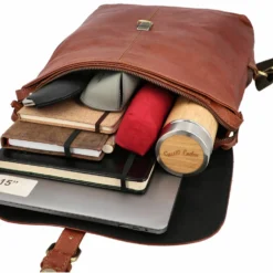 Kieran Rygsæk Læderrygsæk Tyverisikret Dame Herre Brun Læder -Taske Salgsbutik 2M82 20 38 innen1 Ruecksack leder 1280x1280