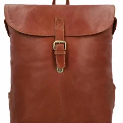 Kieran Rygsæk Læderrygsæk Tyverisikret Dame Herre Brun Læder -Taske Salgsbutik 2M82 20 38 vorne Ruecksack leder 1280x1280