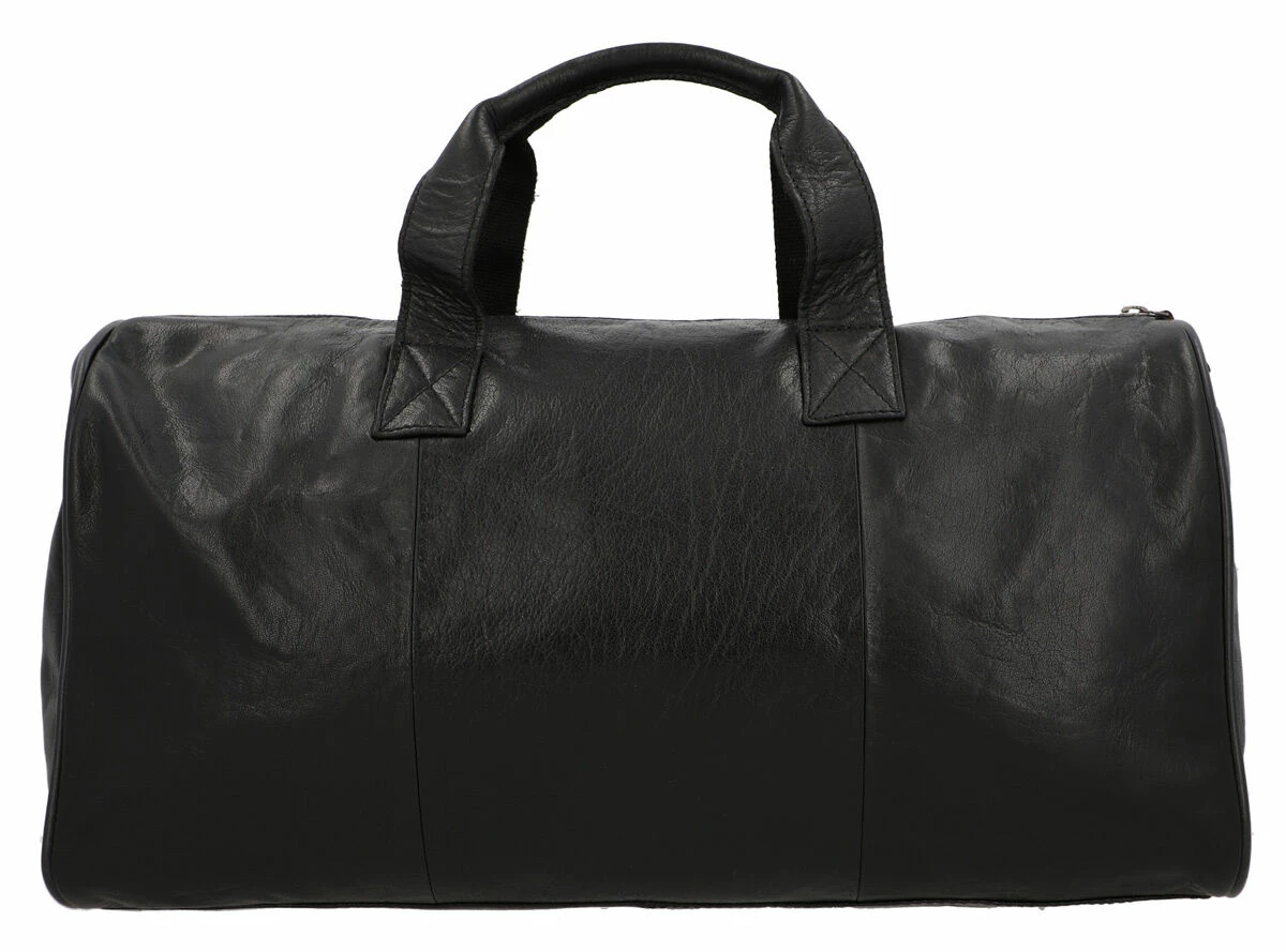 Hall Rejsetaske Sportstaske Håndbagage Herre Dame Sort Læder 25L 9 Hall Rejsetaske Sportstaske Håndbagage Herre Dame Sort Læder 25L - Image 9