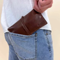 Craig Tobakspung Pung Til Rulletobak Rygetilbehør Retro Brun Læder