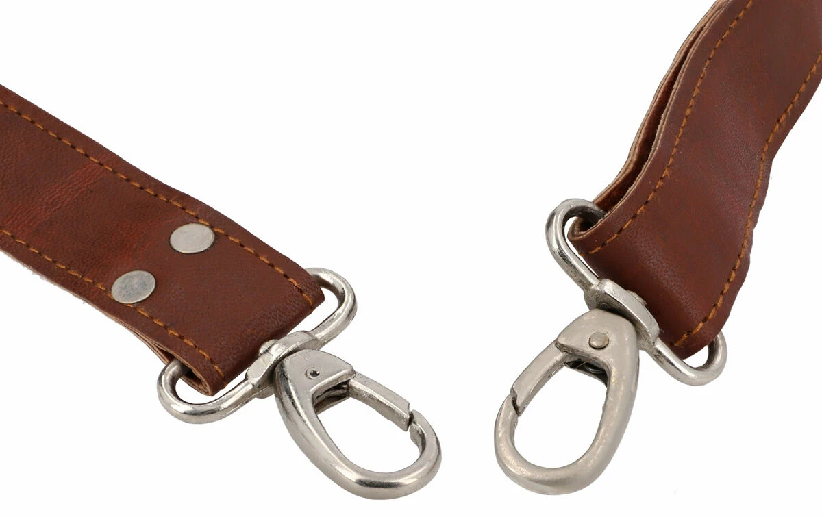 Therese Håndtaske Shopper Læderskuldertaske Med Lynlås Brun Læder 9 Therese Håndtaske Shopper Læderskuldertaske Med Lynlås Brun Læder - Image 9