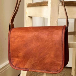 Summer M Skuldertaske Håndtaske Læderhåndtaske Dame Brun Læder