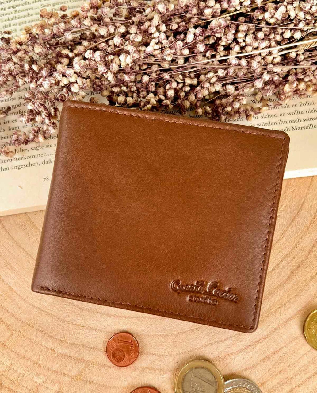 Foster Pung Tegnebog Pengepung Herreepung Herre Brun Læder 1 Foster Pung Tegnebog Pengepung Herreepung Herre Brun Læder