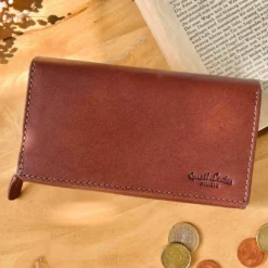 Gemma Pung Tegnebog Pengepung Damer Brun Læder