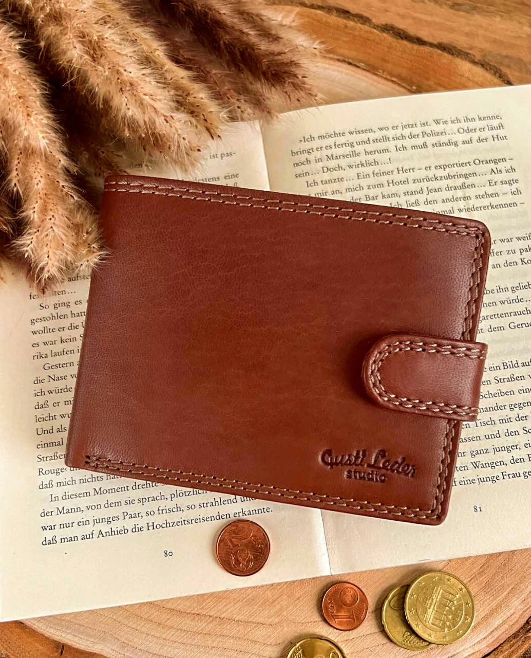 Gustav Pung Læderpung Pengepung Kortholder Lille Dame Brun Læder 1 Gustav Pung Læderpung Pengepung Kortholder Lille Dame Brun Læder