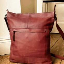 Maola Håndtaske Shopper Skuldertaske Dame Brun Læder