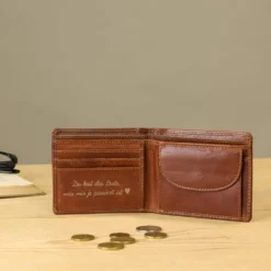 Pawel RFID Pung RFID Beskyttelse Pengepung Herre Mørkebrun Læder