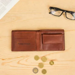 Pawel Pung Damepung Tegnebog Pengepung Dame Brun ægte Læder