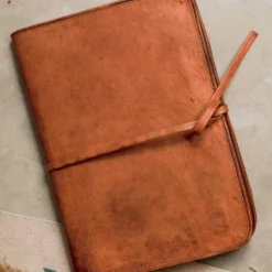 Clay Computertaske 17" Notebooktaske Læderomslag Brun Læder